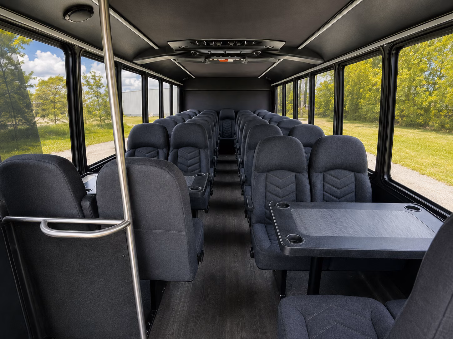 marietta 15 passenger minibus interior