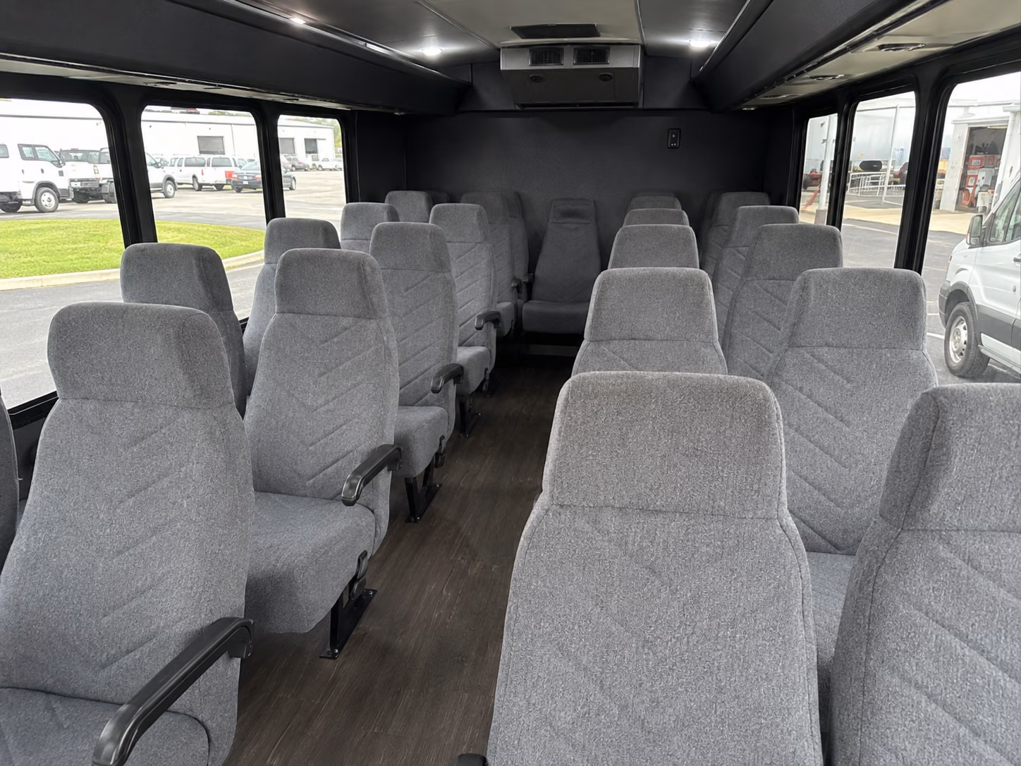 marietta 18 passenger minibus interior