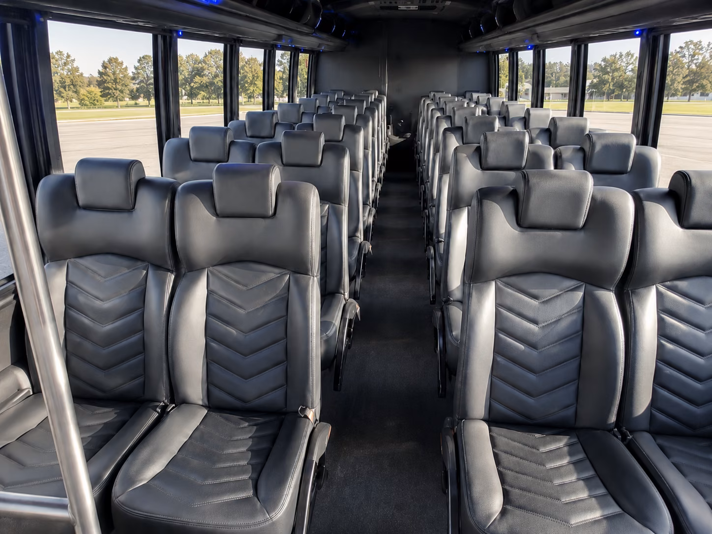 marietta 20 passenger minibus interior