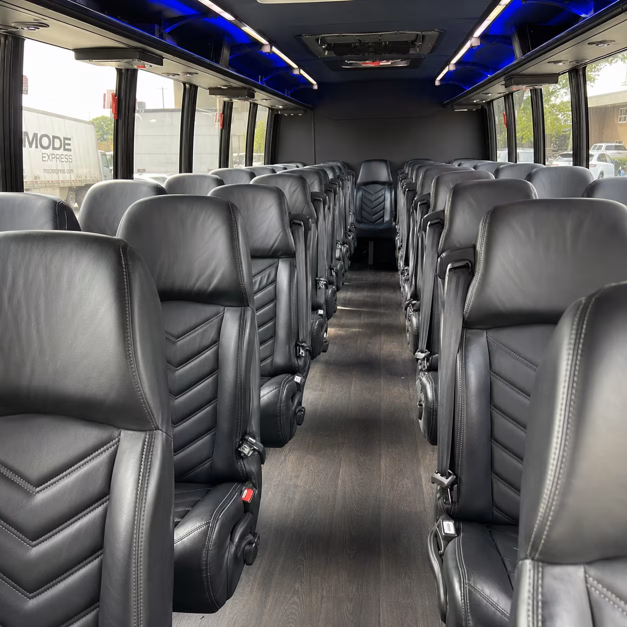 marietta 30 passenger minibus inside