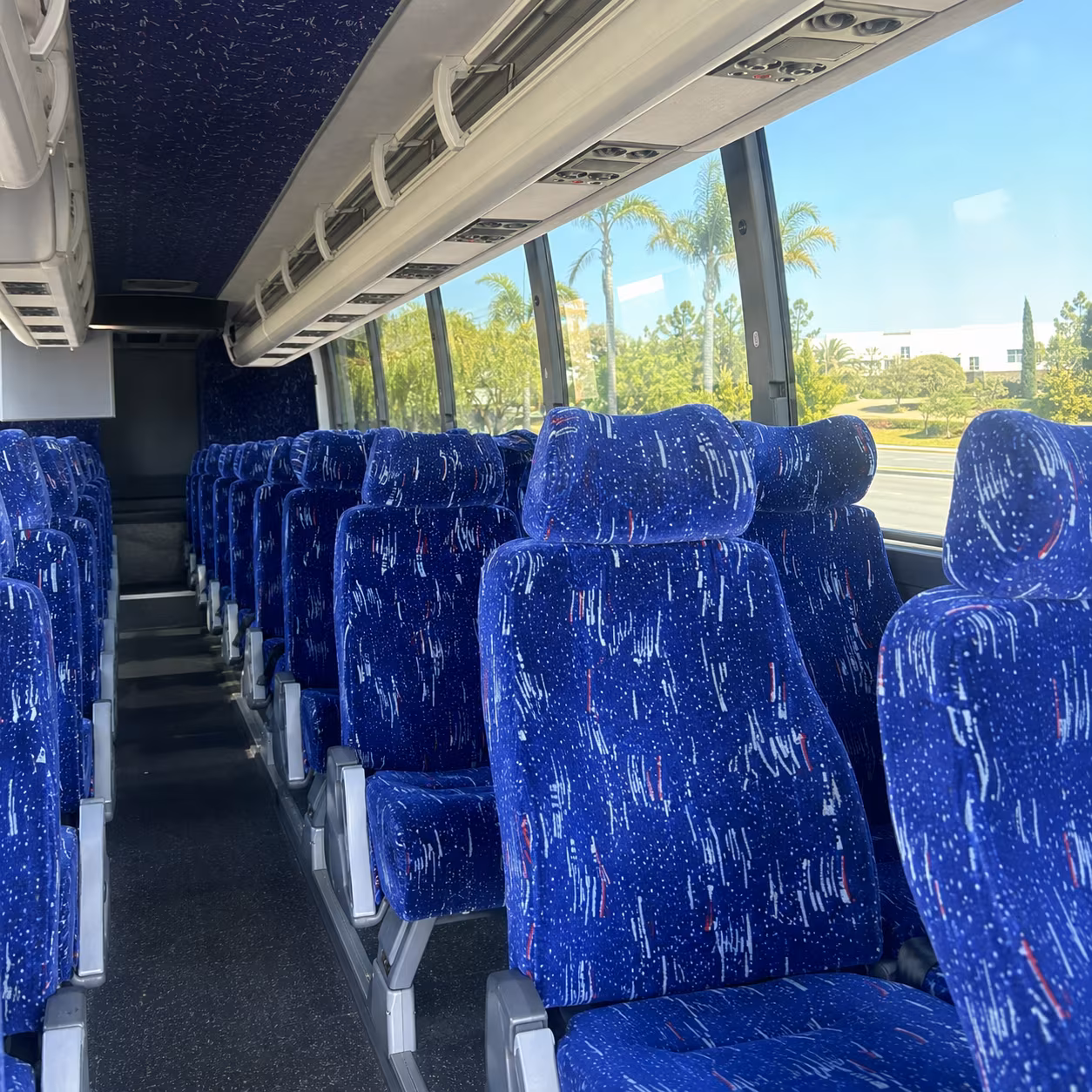 marietta 56 passenger charter bus interior