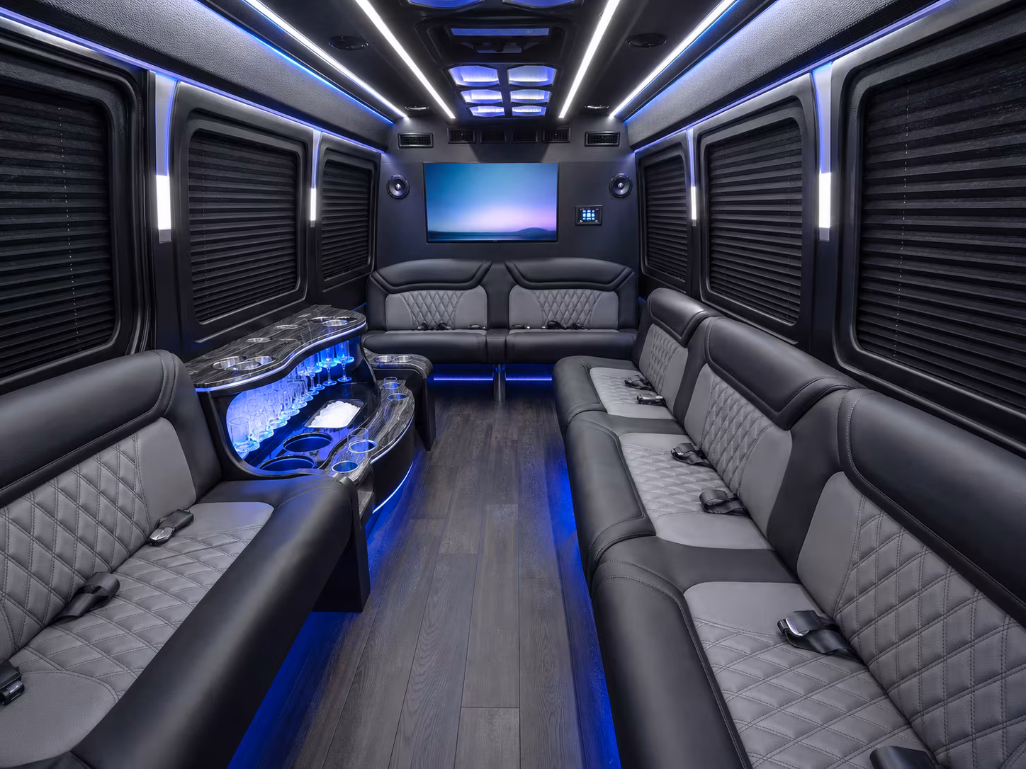 marietta sprinter limousine inside