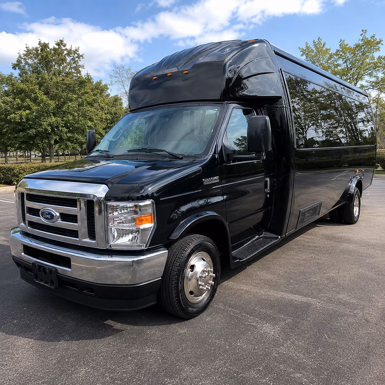 rent a party bus in marietta for lassiter kell and pope high school proms
