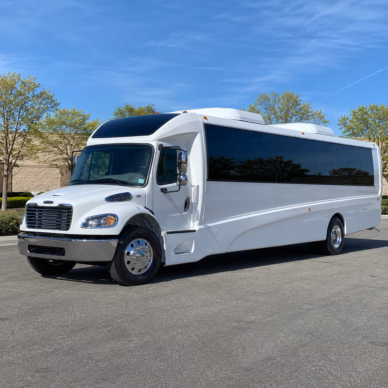 shuttle buses for weekly worship services in marietta