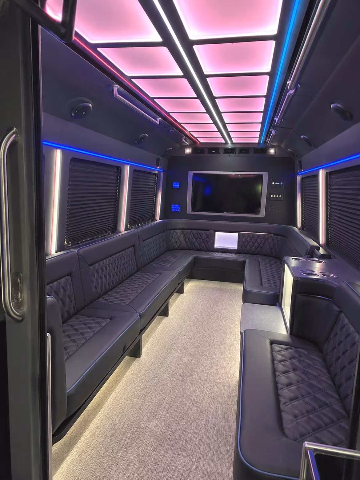 truist park battery atlanta party bus rental